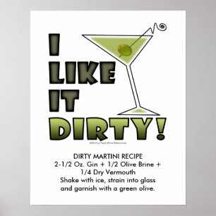 Poster J'AIME QUE ÇA SOIT SALE ! Cocktail 16x20 Sale Mart