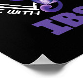 Poster J'Aime Quelqu'Un Avec Le Syndrome Irritable Du Bow (Coin)