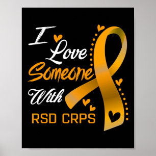 Poster J'Aime Quelqu'Un Avec Rsd Crps Sensibilisation 1