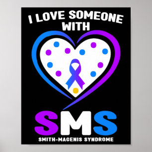 Poster J'Aime Quelqu'Un Avec Smith Magenis Syndrome