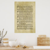 Poster J'Aime Raconter L'Histoire Gospel Sheet Music (Cuisine)