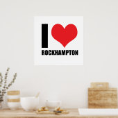 Poster J'aime Rockhampton (Cuisine)