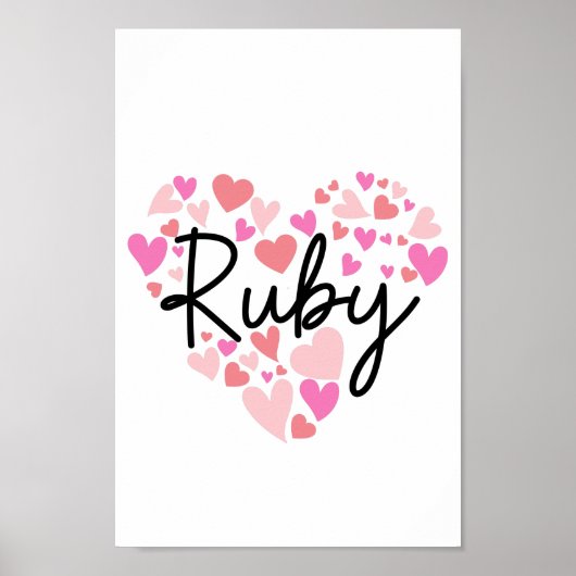 Poster J'aime Ruby (Devant)