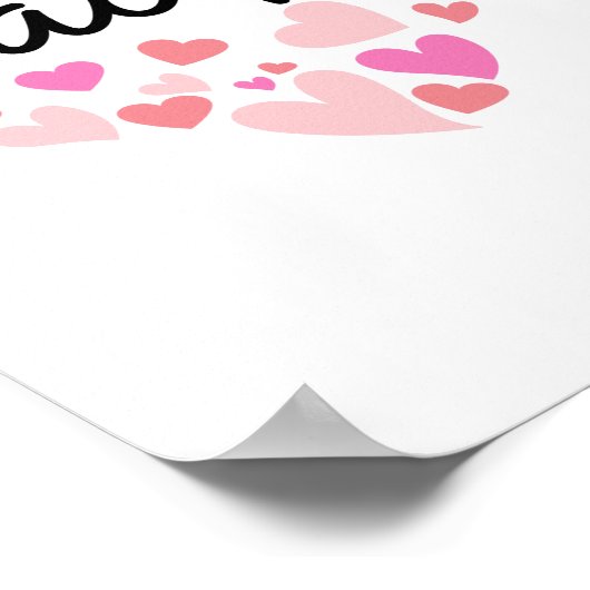 Poster J'aime Sadie (Coin)