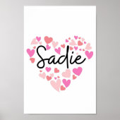 Poster J'aime Sadie (Devant)
