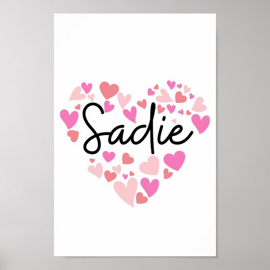 Poster J'aime Sadie (Devant)