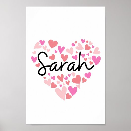Poster J'aime Sarah (Devant)