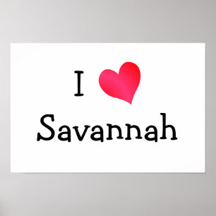 Poster J'aime Savannah