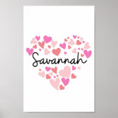 Poster J'aime Savannah (Devant)