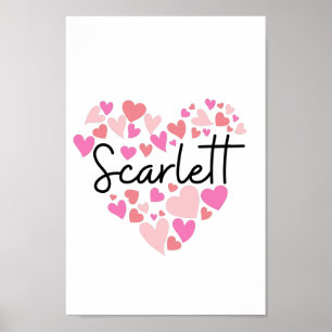 Poster J'aime Scarlett