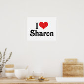 Poster J'aime Sharon (Cuisine)