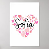 Poster J'aime Sofia (Devant)