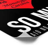 Poster J'Aime Tant Comic Sans ! Dit Non Graphiste (Coin)