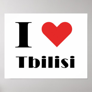 Poster J'aime Tbilissi