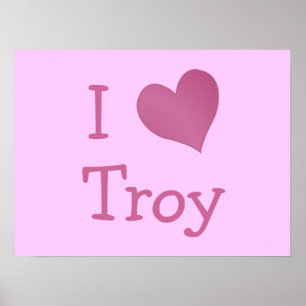 Poster J'aime Troy