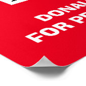 Poster J'aime Trump (Coin)