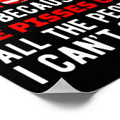 Poster J'Aime Trump Parce Qu'Il Empêche Ceux Que Je Ne Pe (Coin)