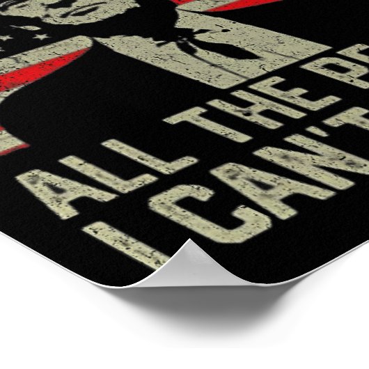 Poster J'Aime Trump Parce Qu'Il Empêche Les Gens Que Je P (Coin)