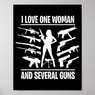 Poster J'aime une femme et plusieurs fusils