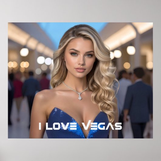 POSTER J'AIME VEGAS (Devant)