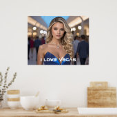 POSTER J'AIME VEGAS (Cuisine)