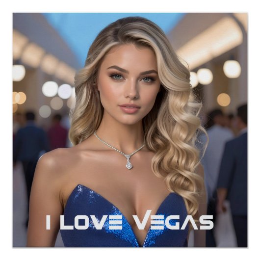 POSTER J'AIME VEGAS (Devant)