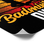 Poster J'Aime Vraiment Badminton Ok Match Team Player (Coin)