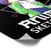 Poster J'aime vraiment l'Anime et l'esquisse OK Anime Dr. (Coin)