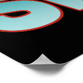 Poster j'aimerais mieux skier (Coin)