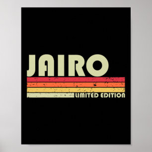 Poster Jairo Nom cadeau Personnalisé Funny Retro Vintage