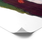 Poster Jajce, cascades Bosnie, Yougoslavie, vintage (Coin)