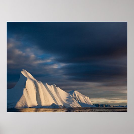 Poster Jakobshavn Isfjord Groenland (Devant)