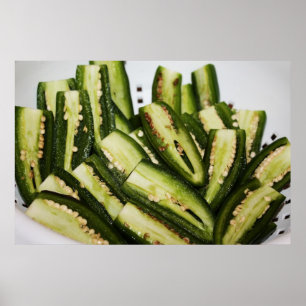 Poster Jalapeno Halves