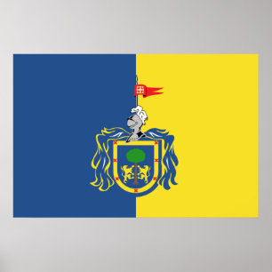 Poster Jalisco (local), drapeau du Mexique