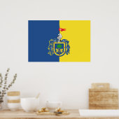 Poster Jalisco (local), drapeau du Mexique (Cuisine)