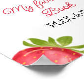 Poster Jalon de premier anniversaire de la fraise (Coin)