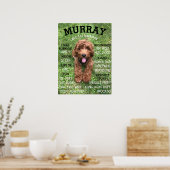 Poster Jalon personnalisé BARKday Chien Anniversaire de l (Cuisine)