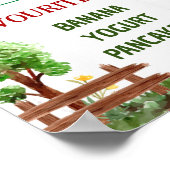 Poster Jalons du premier anniversaire de la ferme (Coin)