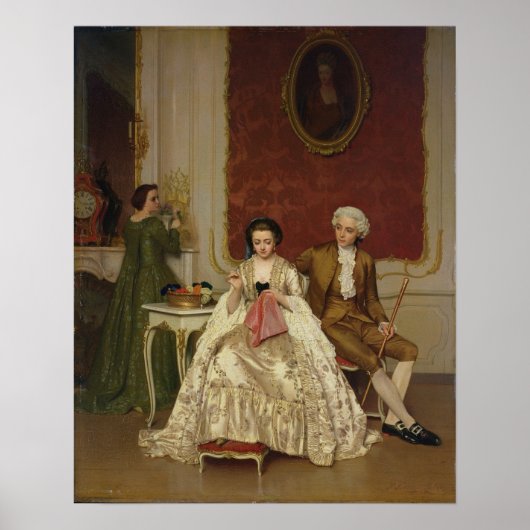 Poster Jalousie, 1861 (Devant)