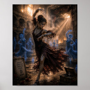 Poster Jalousie / Danseuse de flamenco / Vieux Théâtre