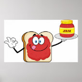 Poster Jam Sur Toast (Devant)