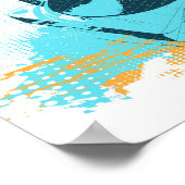 Poster Jam Utila Honduras Tropical Concert (Coin)