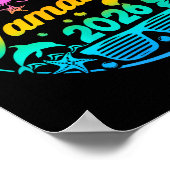 Poster Jamaica 2026 Family Vacation Beach Matching Group  (Coin)