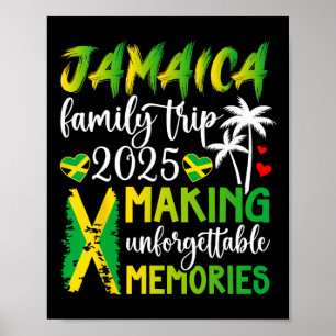 Poster Jamaica Family Trip 2025 Making Memories Jamaïque 