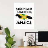Poster Jamaica Strong – Standing Together After Hurricane (Bureau à domicile)