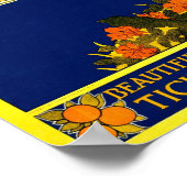 Poster jamaïcain jaune (Coin)