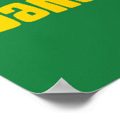 Poster jamaïcain Rasta Lion (Coin)