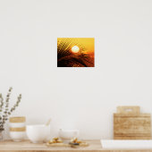 POSTER JAMAÏCAIN SUNSET TROPICAL PHOTOGRAPHIE NATURE WALL (Cuisine)