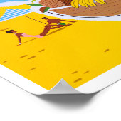 Poster jamaïcain vintage (Coin)