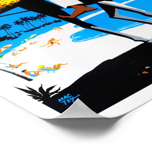 Poster jamaïcain vintage (Coin)